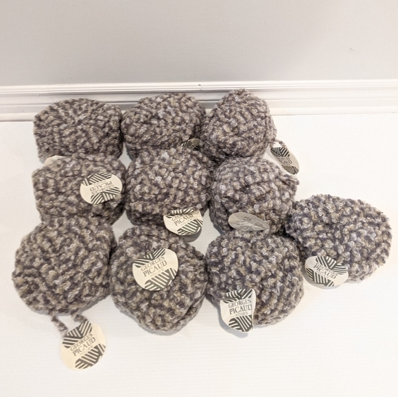 𝅺10 Georges Picaud Follie mohair blend wool skeins extra bulky weight - Picture 2 of 7